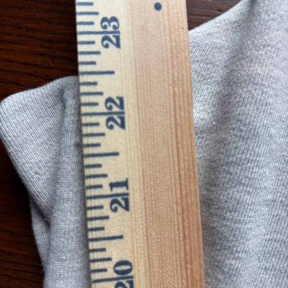 Free People Movement Women's Heather Grey Barrel Leg Cropped Sweatpants Medium - Picture 15 of 16